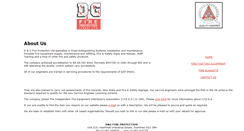 Desktop Screenshot of dgfire.co.uk